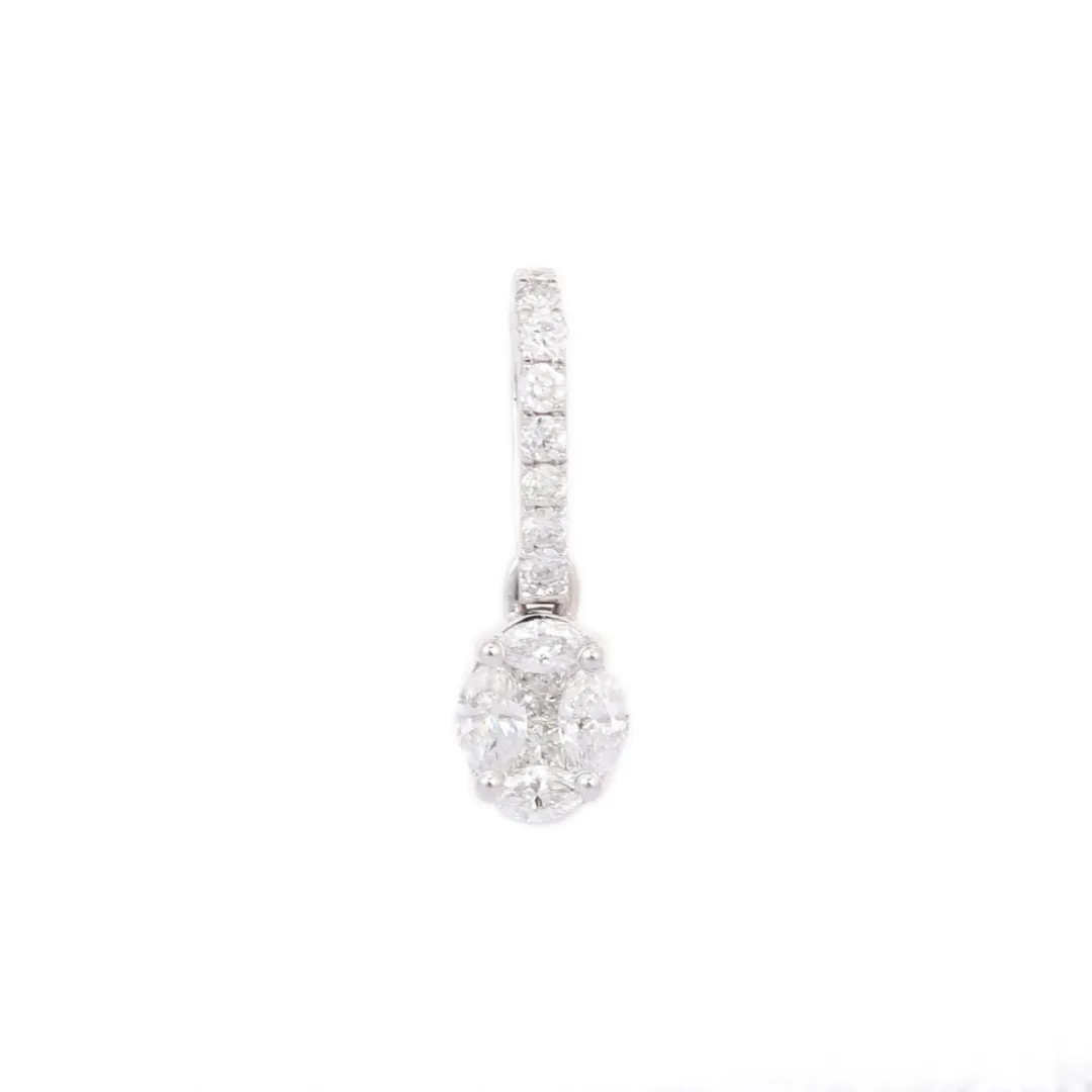 14K Gold Diamond Pendant