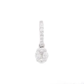 14K Gold Diamond Pendant