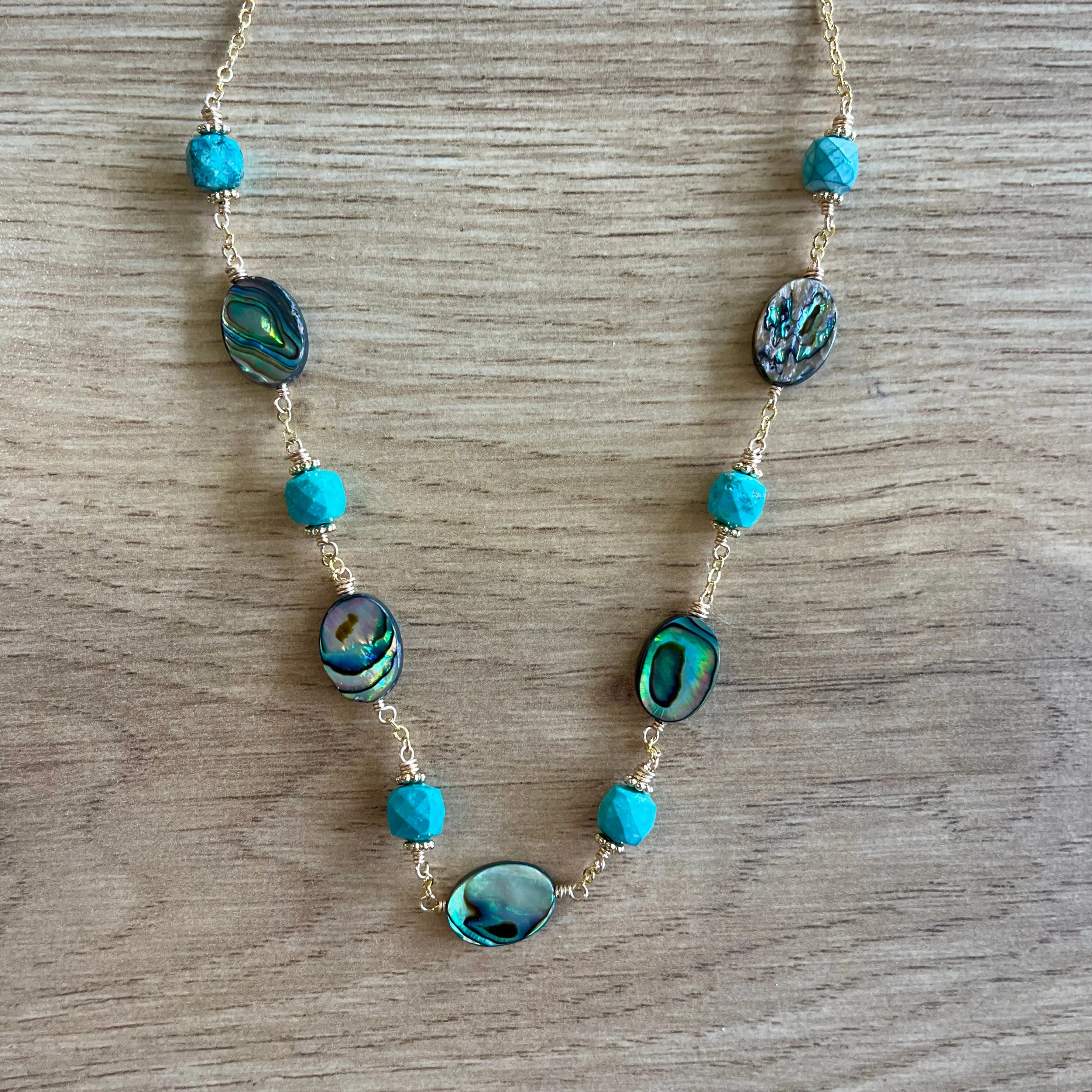 1683-  Gemstone Layering Necklace