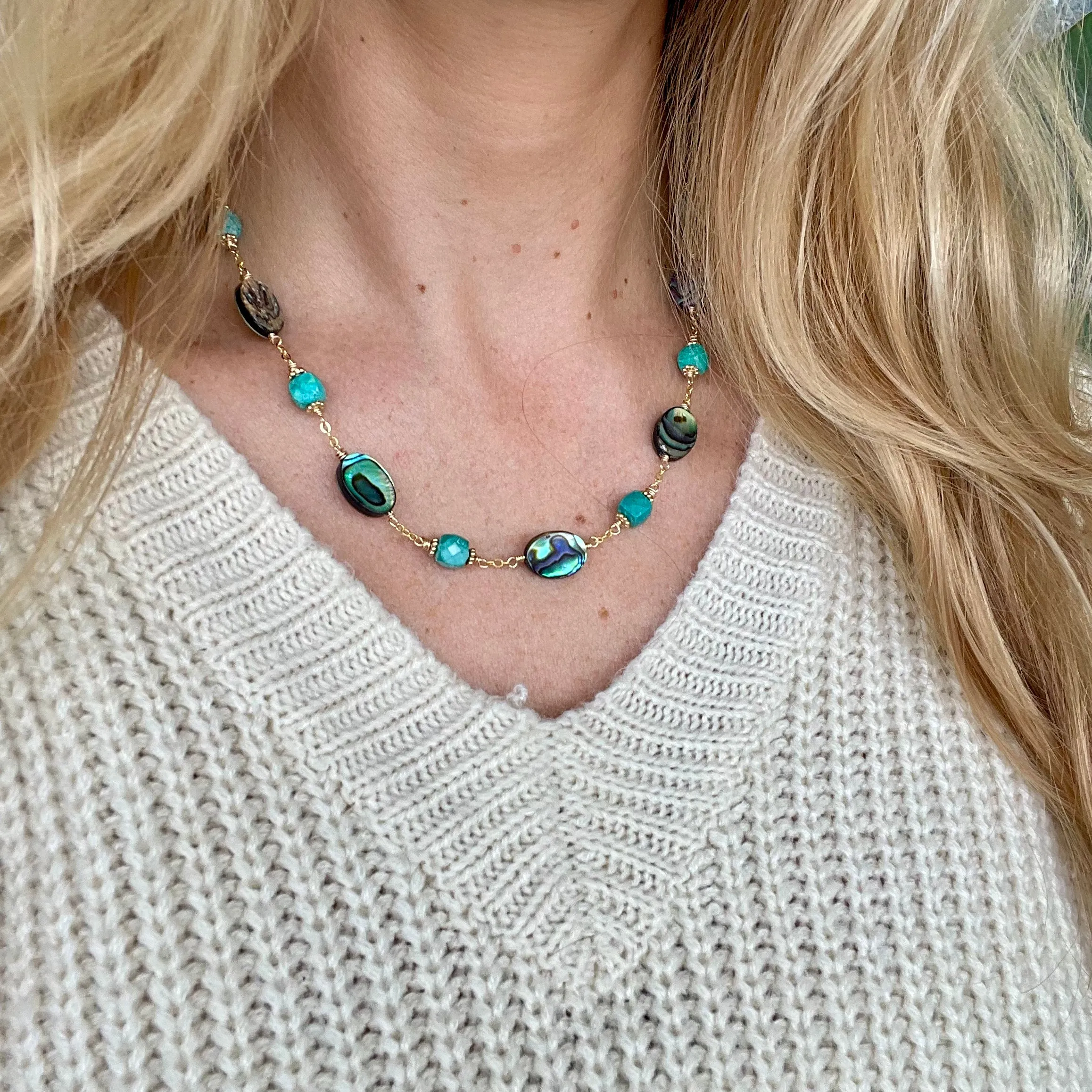 1683-  Gemstone Layering Necklace