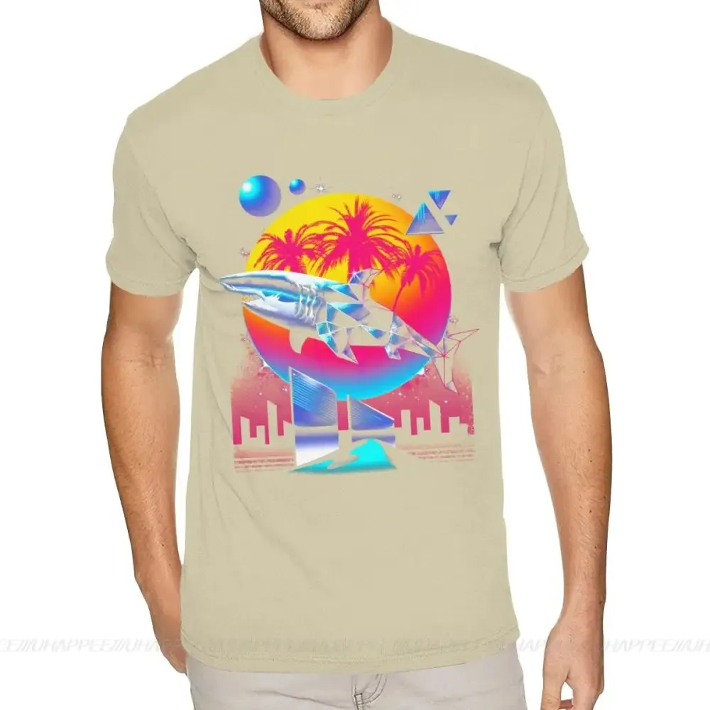 Aesthetic Shark Vaporwave T-Shirt