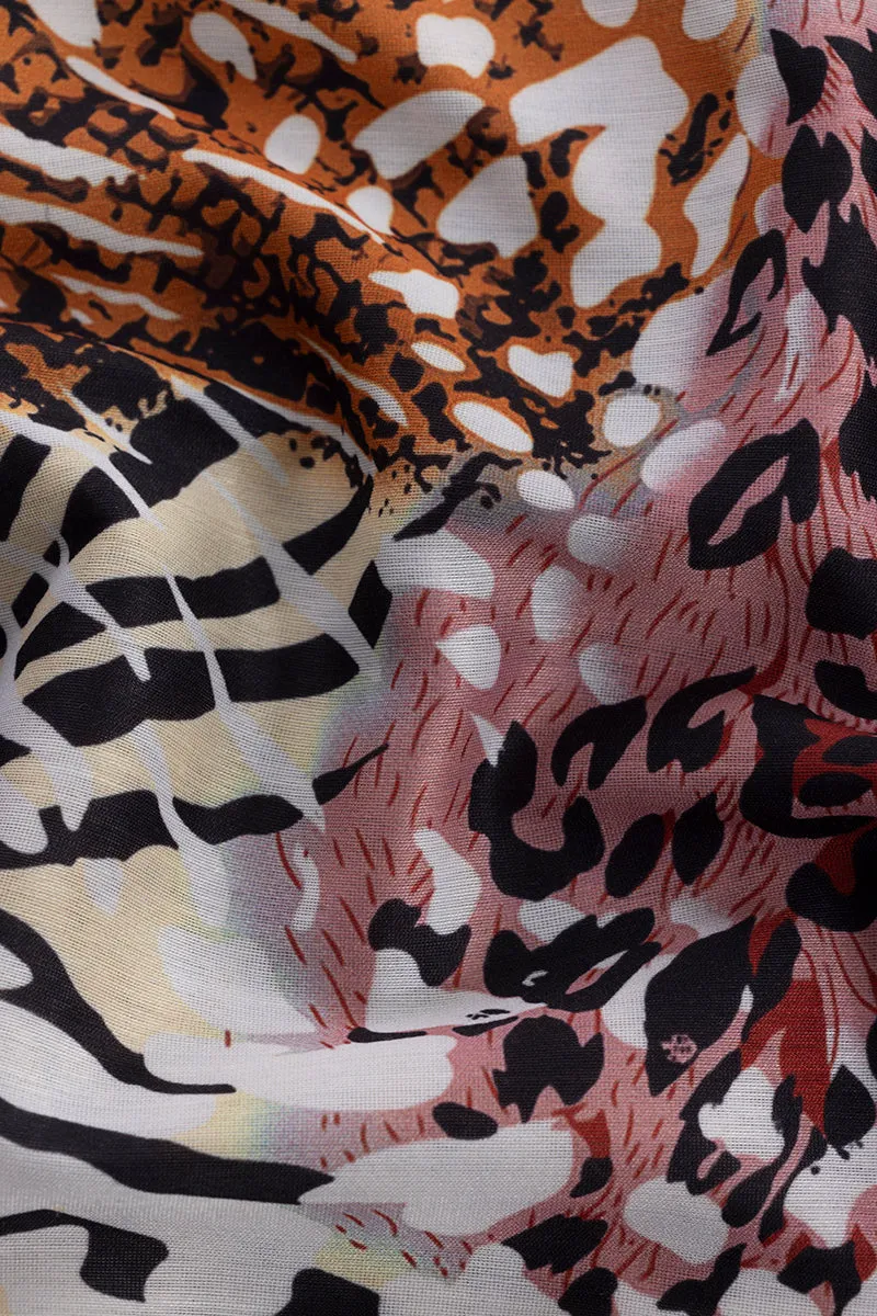 Animalistic Print Multicolour Shirt