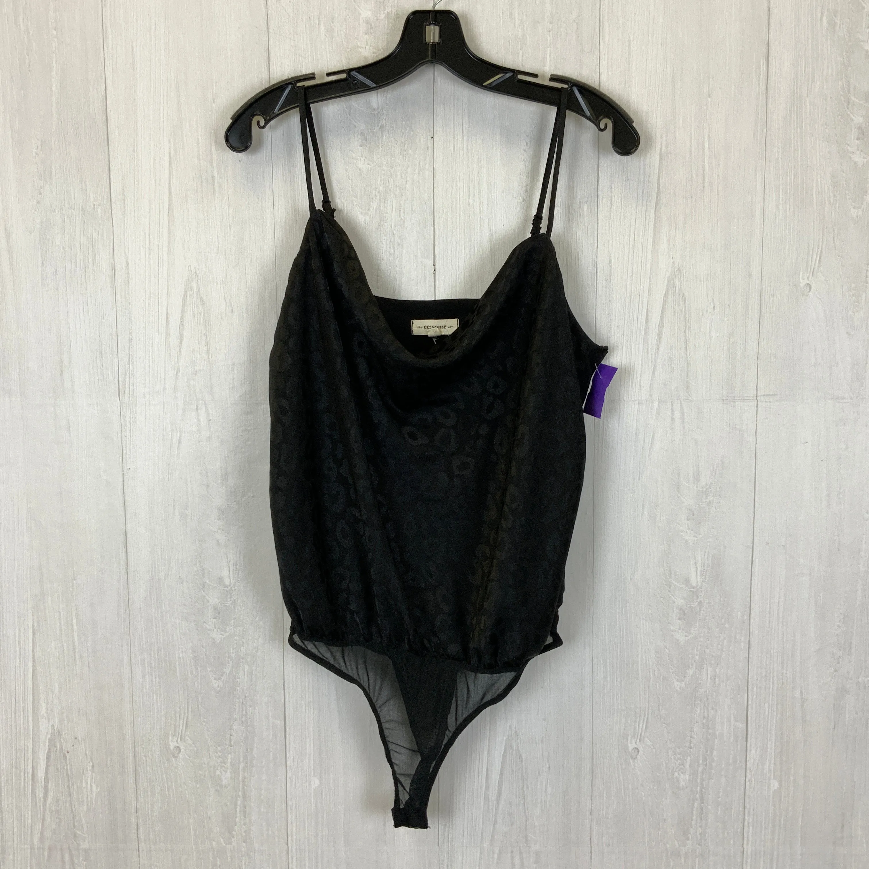 Black Bodysuit Ee Some, Size L