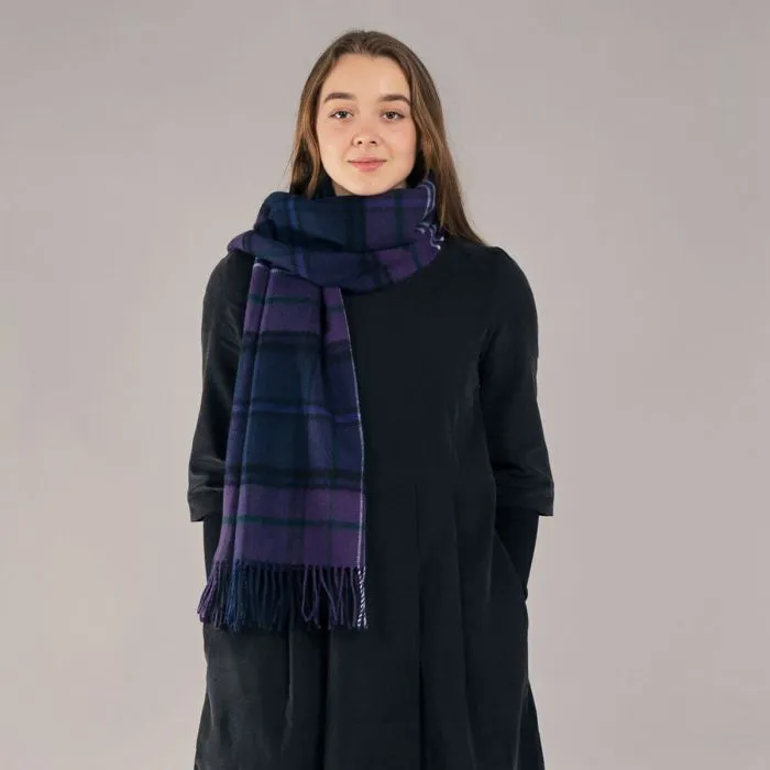 Bobbie Scotland Forever Modern Tartan Lambswool Stole