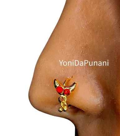 Boujee Cubic Zircon Gem Nose Stud Piercing Jewelry