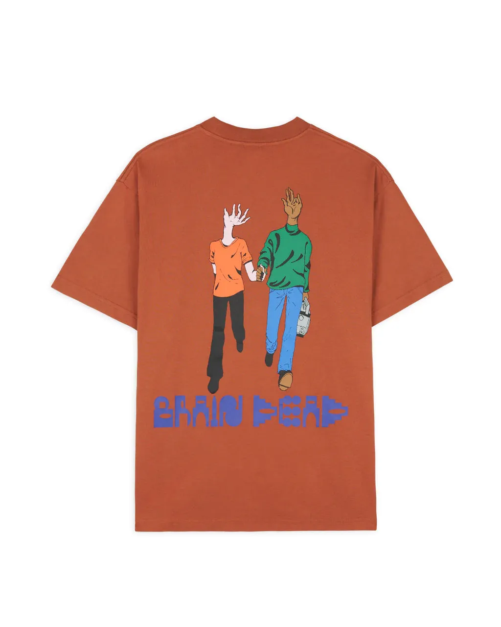 Braindead Mens Profound Calming Technique Tee 'Orange'