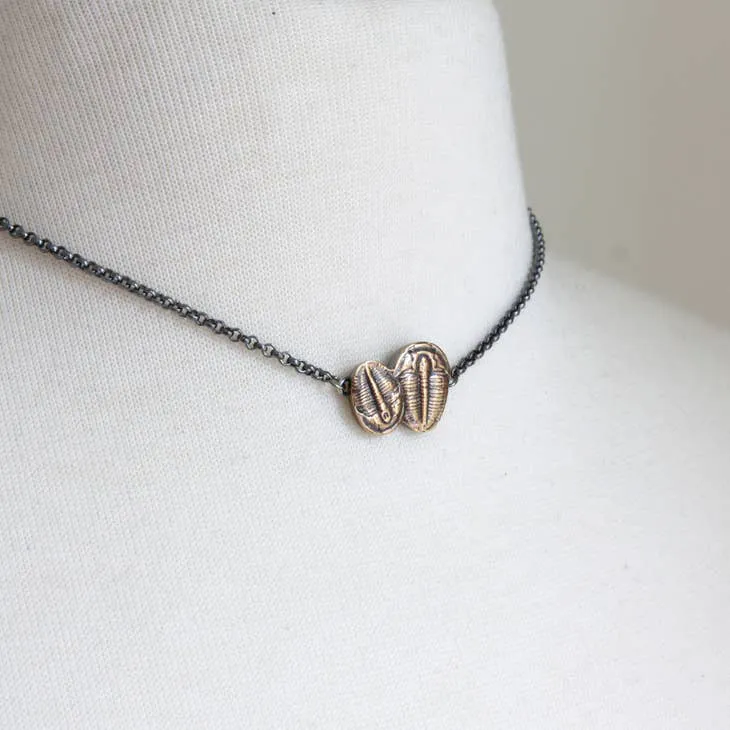 Brass Morphogenesis Necklace