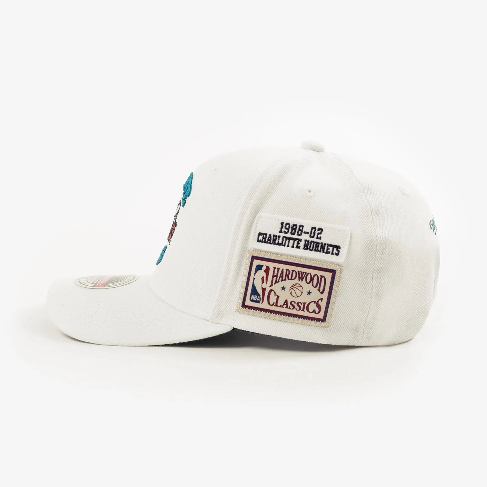 Charlotte Hornets HWC Patch Classic Redline Snapback - Cream