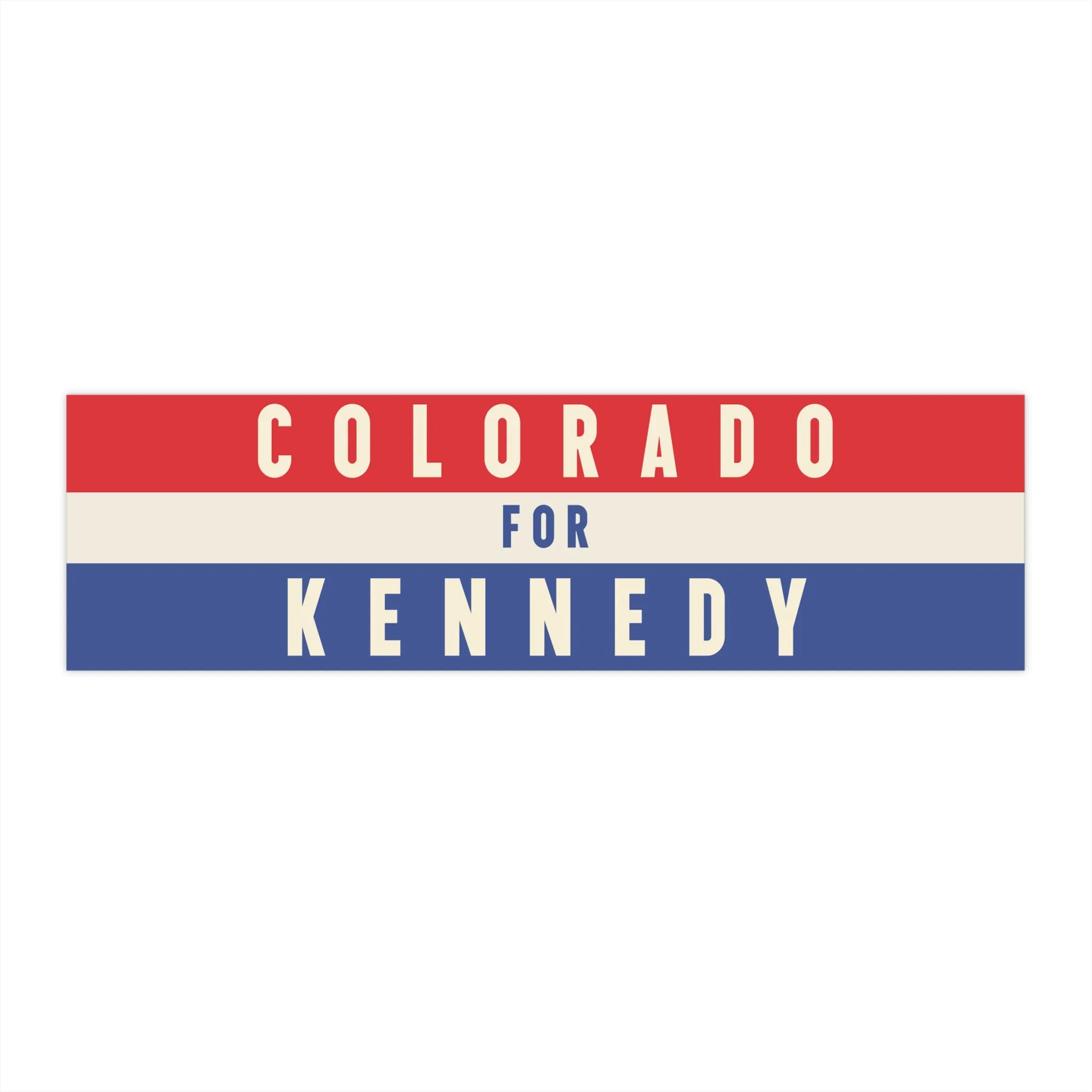 Colorado for Kennedy Bumper Sticker