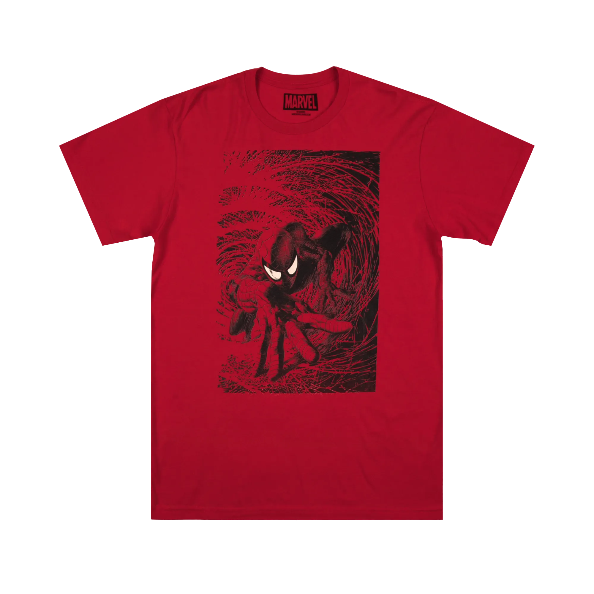 Crawling Through Web Red Tee