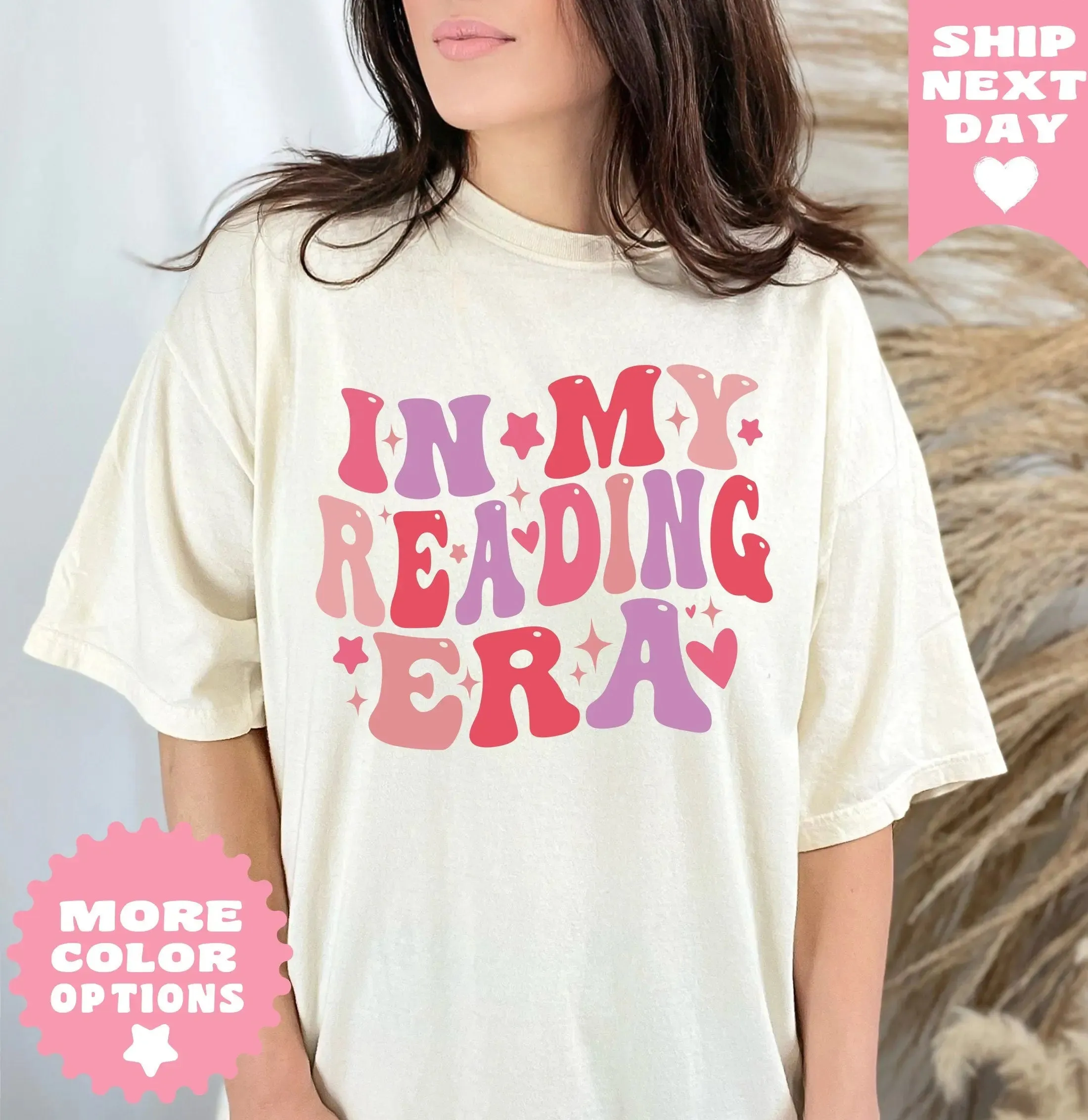 In My Reading Era groovy Shirt, Reading Shirt, Retro Bookish Shirt, Book Lovers Gift, Book Reader Shirt, Book Club Shirt