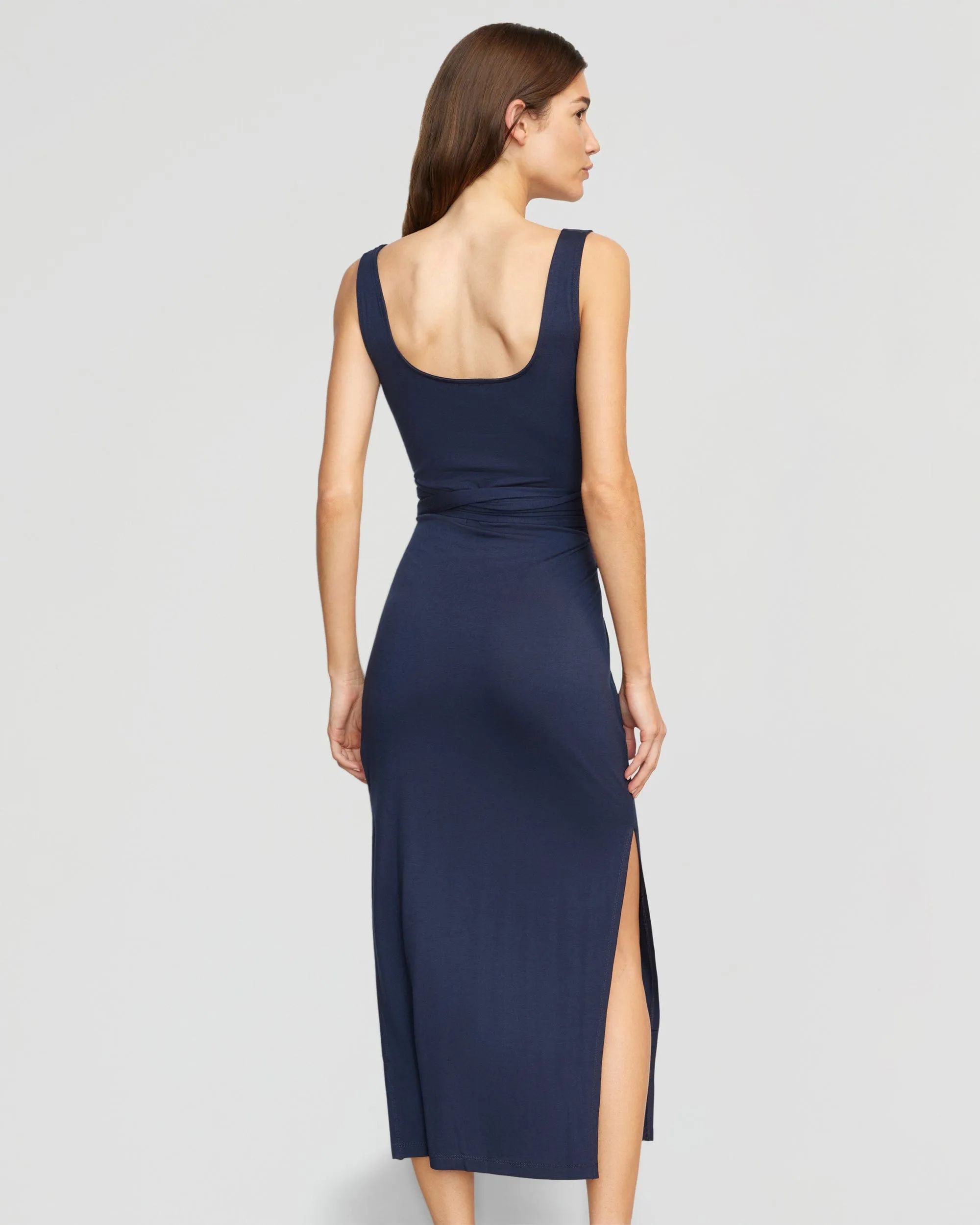 Kelis Tie-Waist Maxi Dress