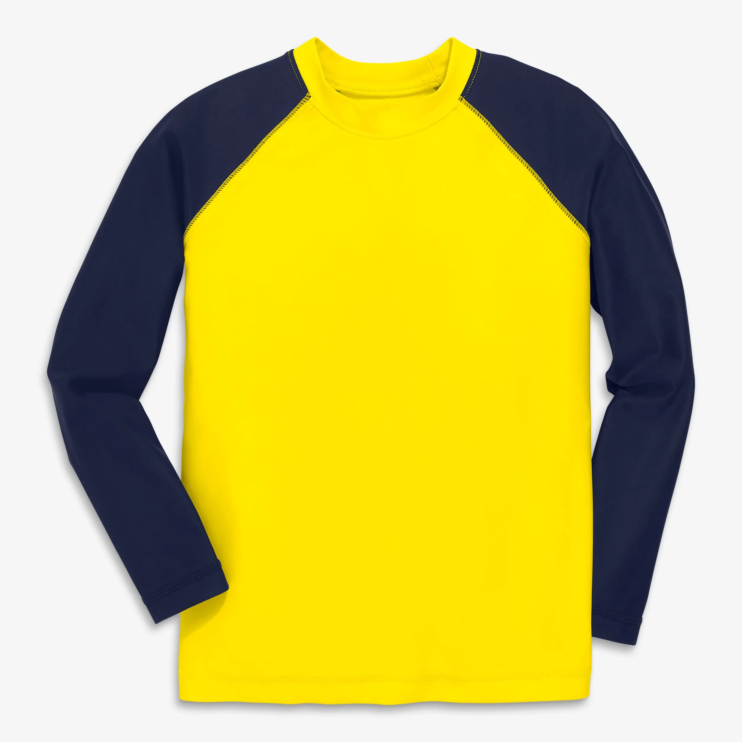 Long sleeve baseball rash guard