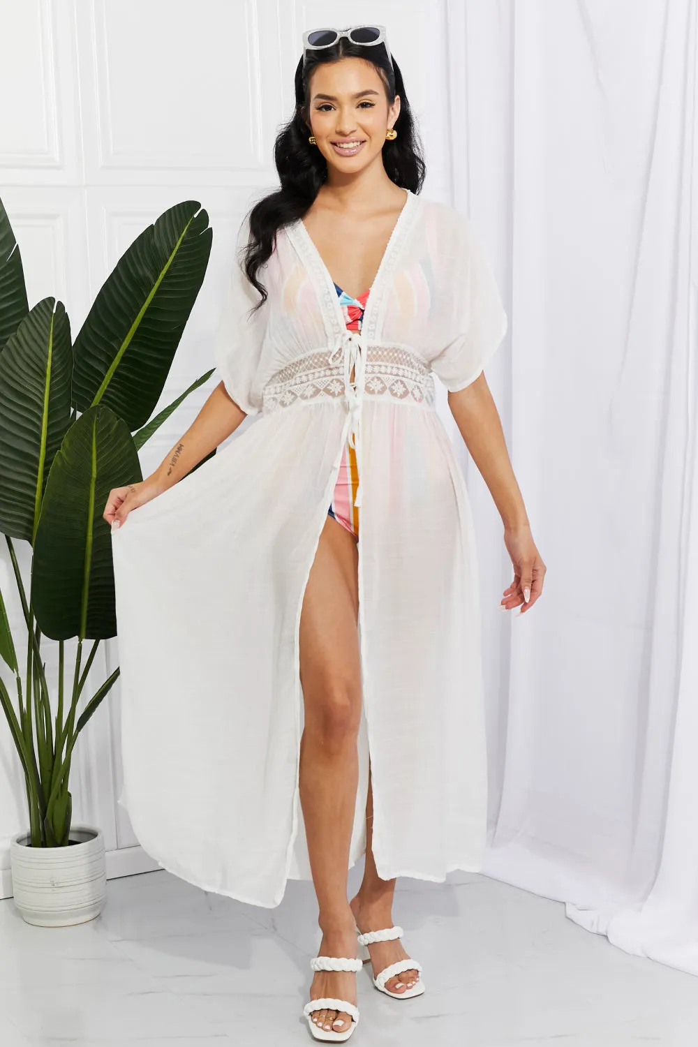 MARINA WEST Swim, Sun Goddess Tied Maxi Cover-Up