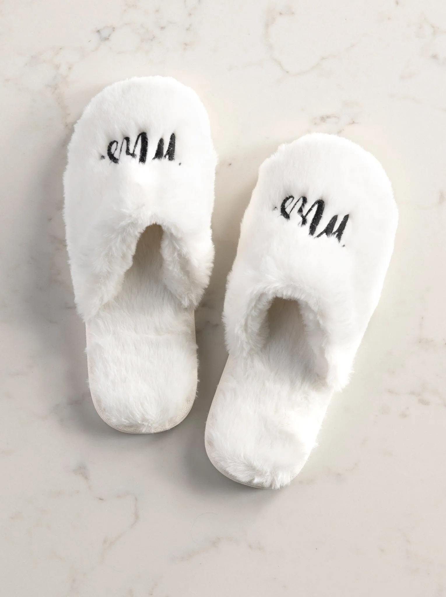 Mrs Bridal Slippers | Ivory