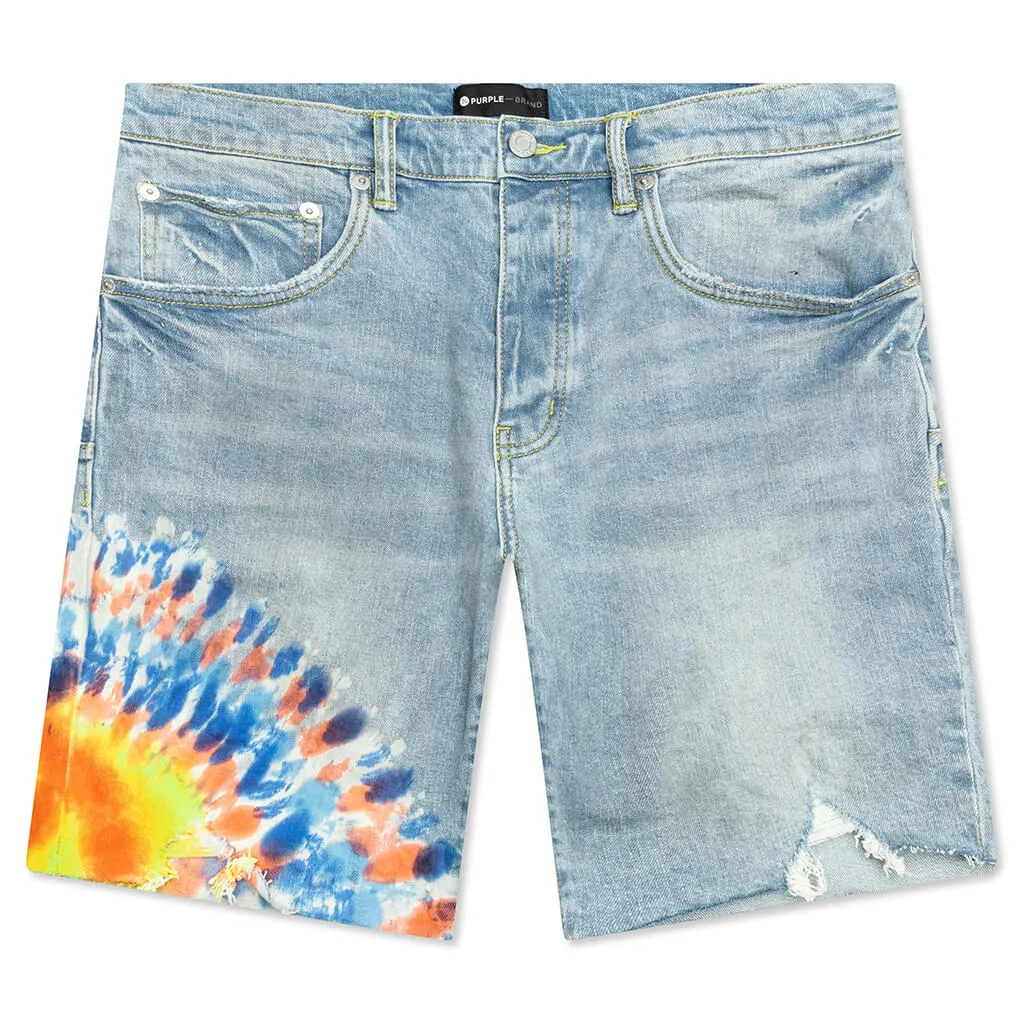 P020 - Multicolor Tie Dye Indigo