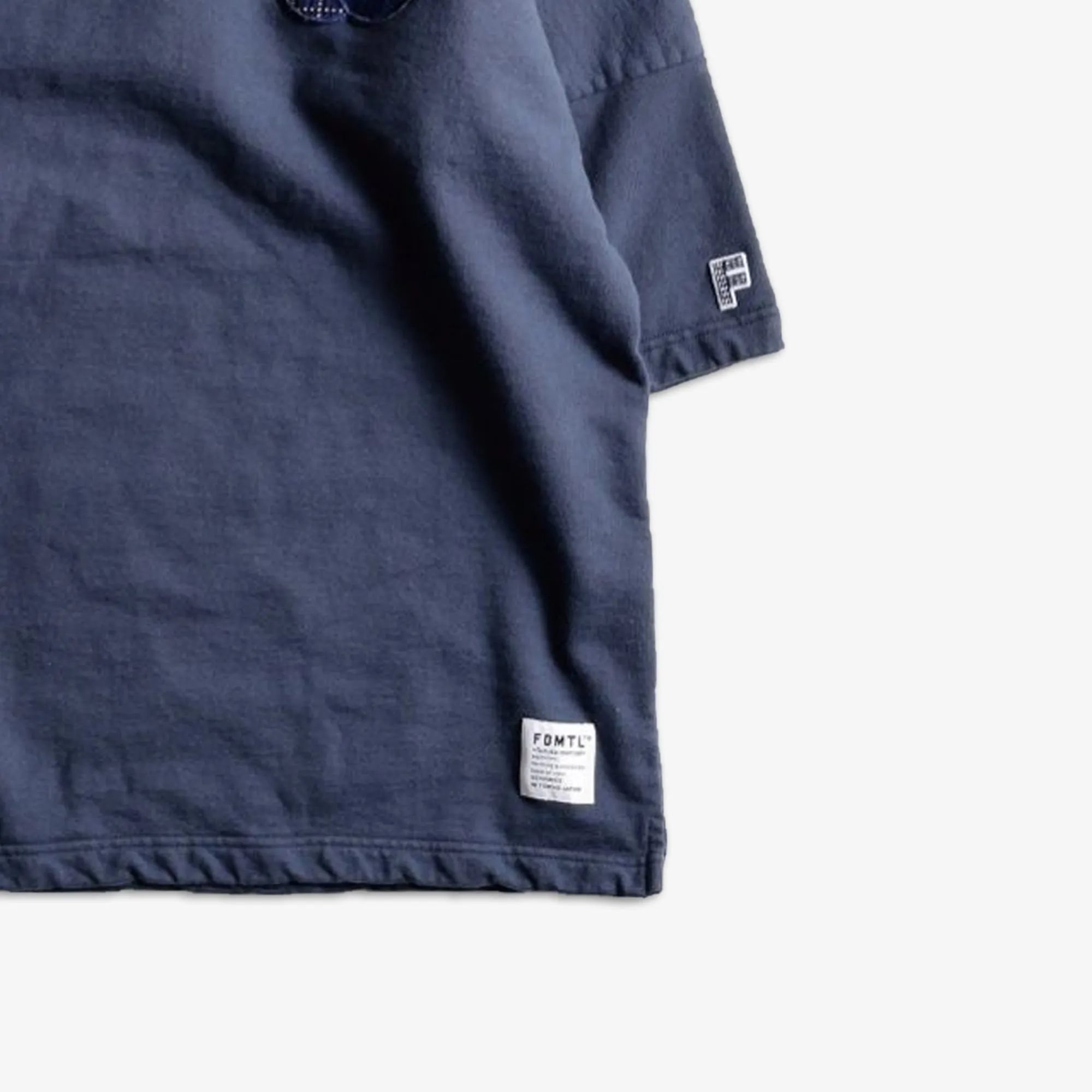 PATCH SWEAT TEE 'NAVY'