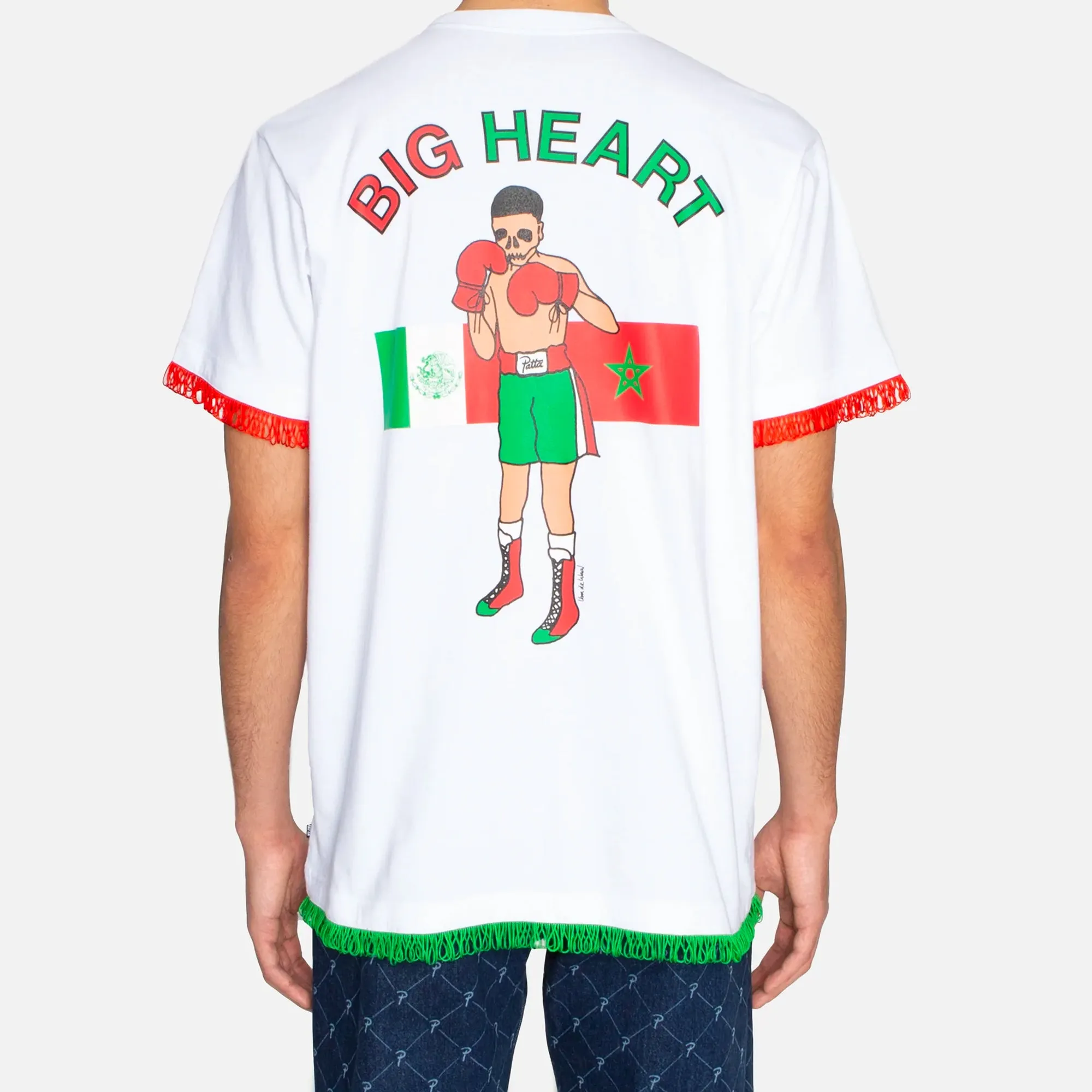 Patta Mens Big Heart T-Shirt 'White'