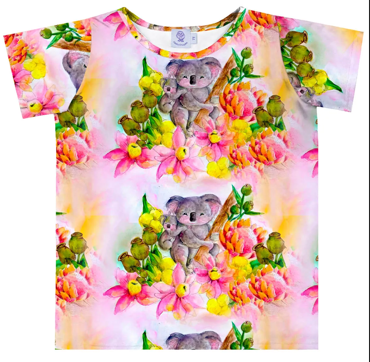 PREORDER Floral Koalas Short Sleeve Tee (Ships w/c 16th Sept)