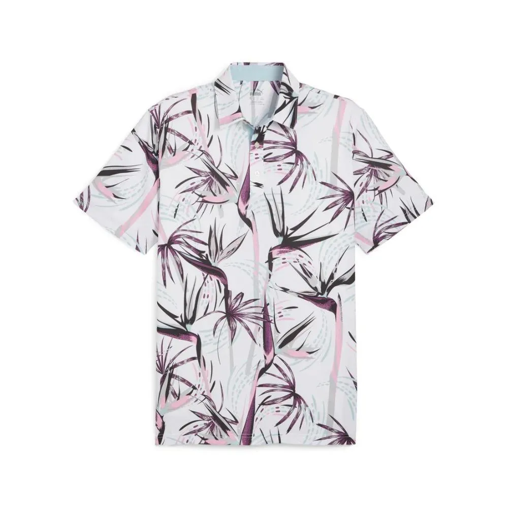 Puma Men's MATTR Birds Of Paradise Polo