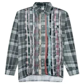 Rebuild by Flannel Shirt Ribbon Shirt / Reflection - Sage/Forest