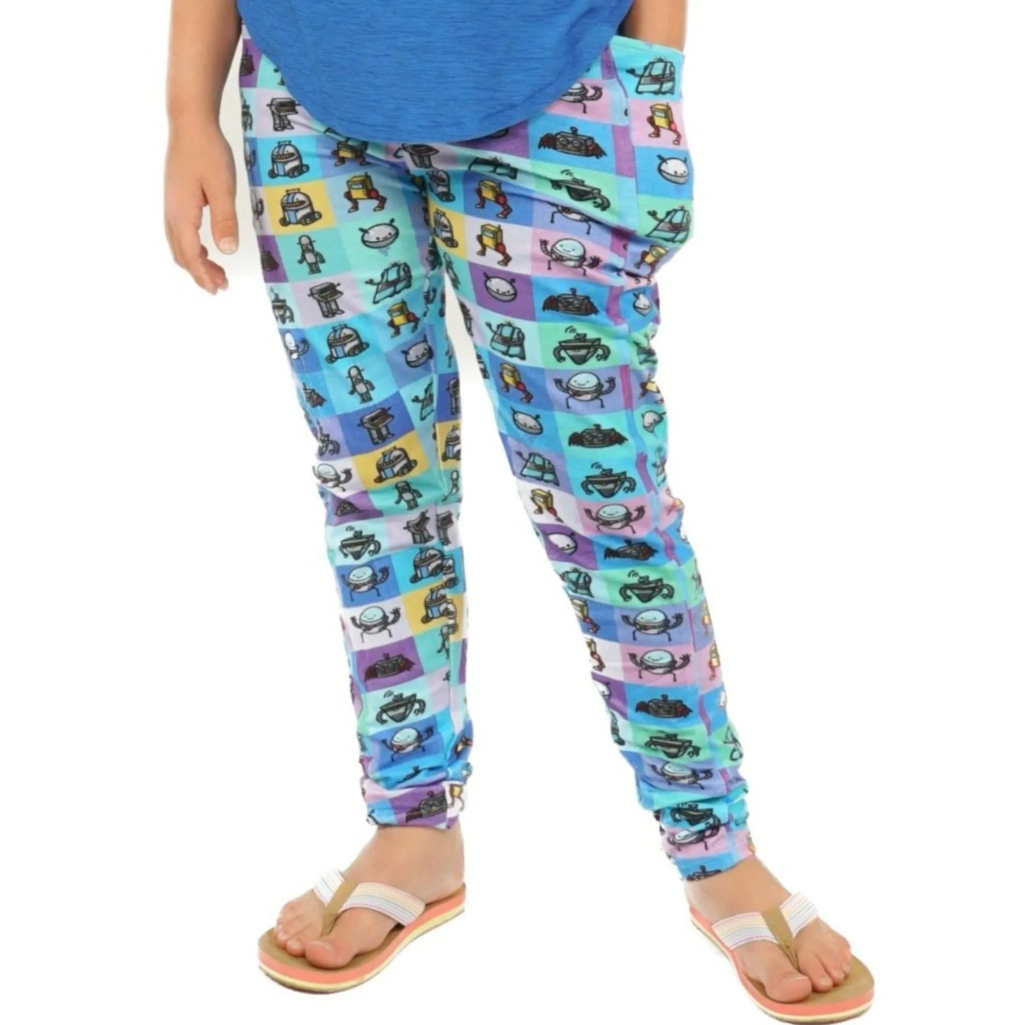 Robots Kids Leggings with Pockets [FINAL SALE]