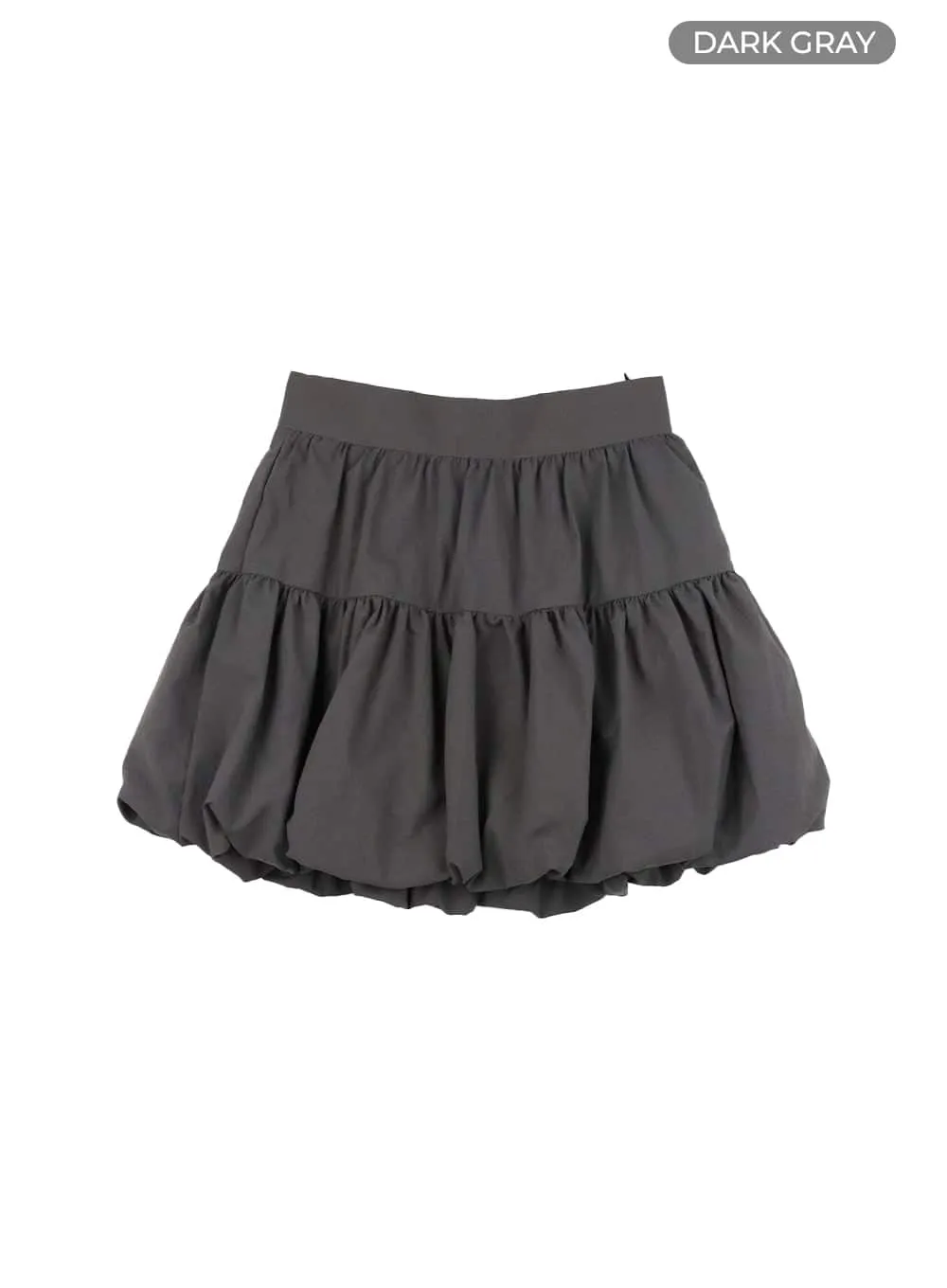 Shirred Balloon Mini Skirt IA417