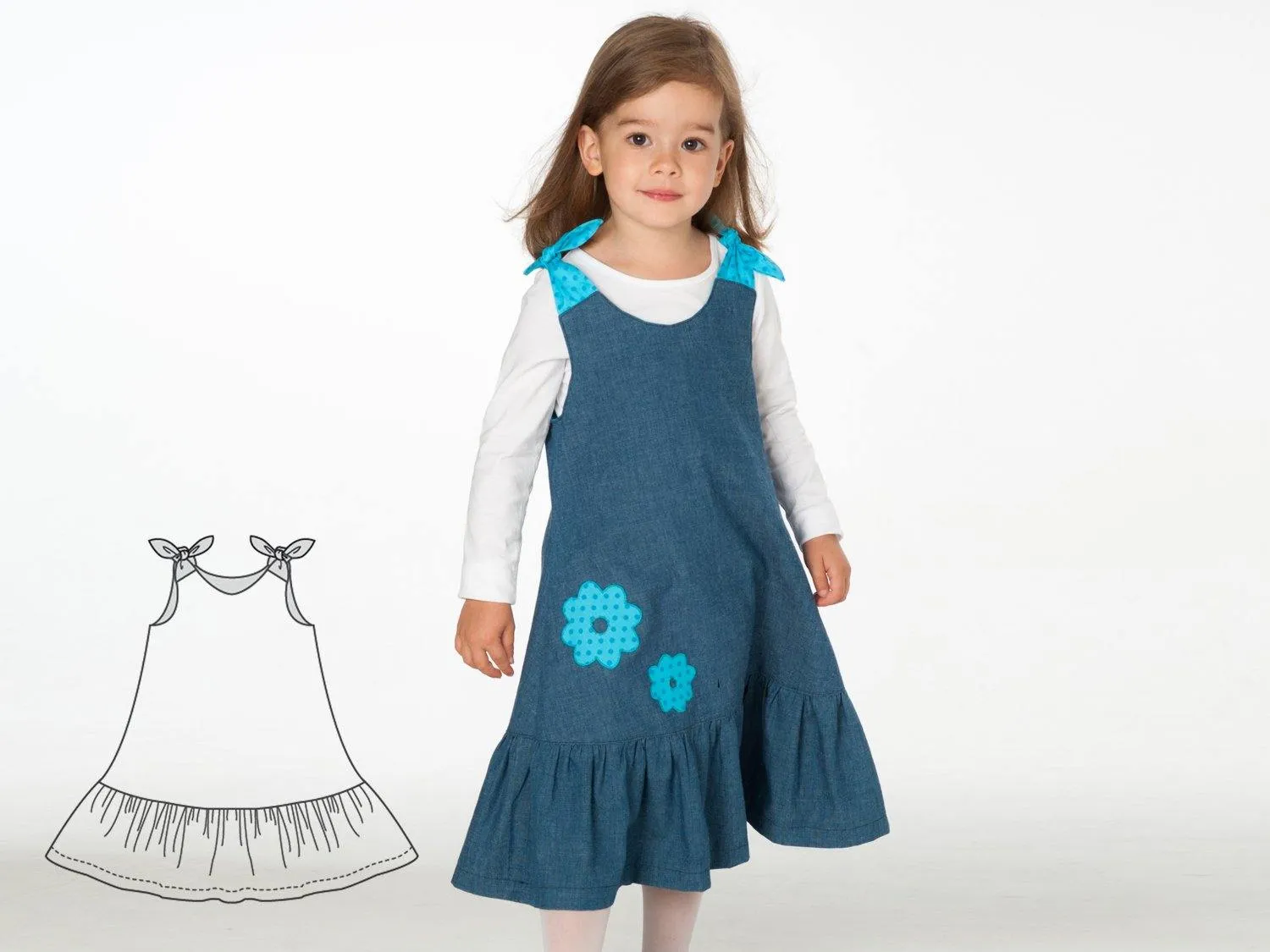 SIENA Baby girls dress sewing pattern ebook pdf