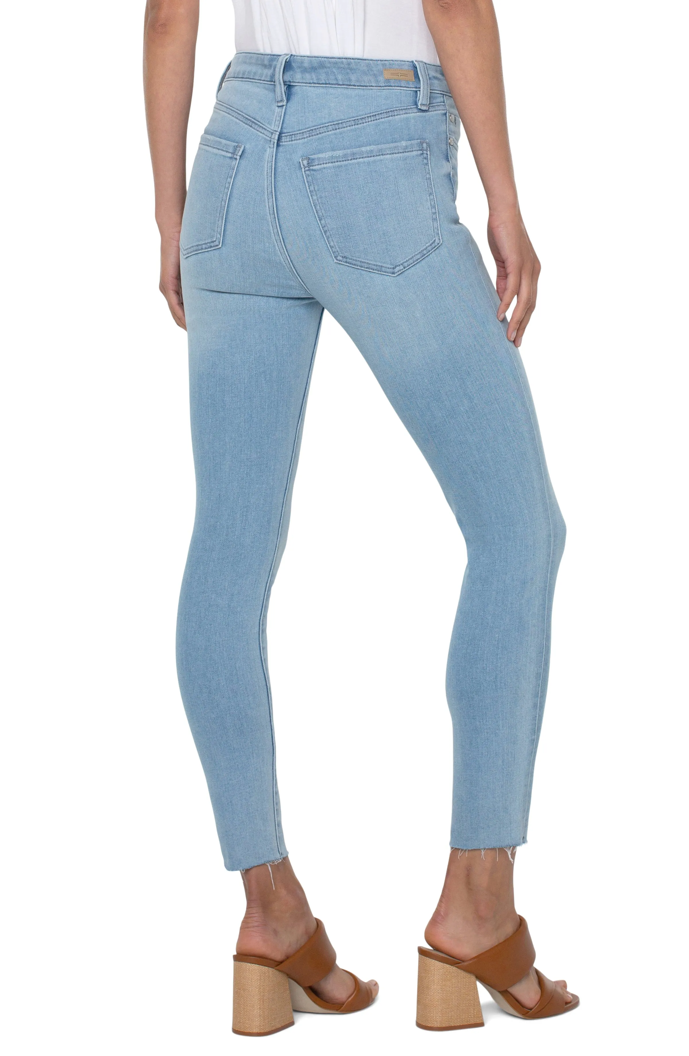 The Abby High Rise Ankle Skinny - Keniston Wash