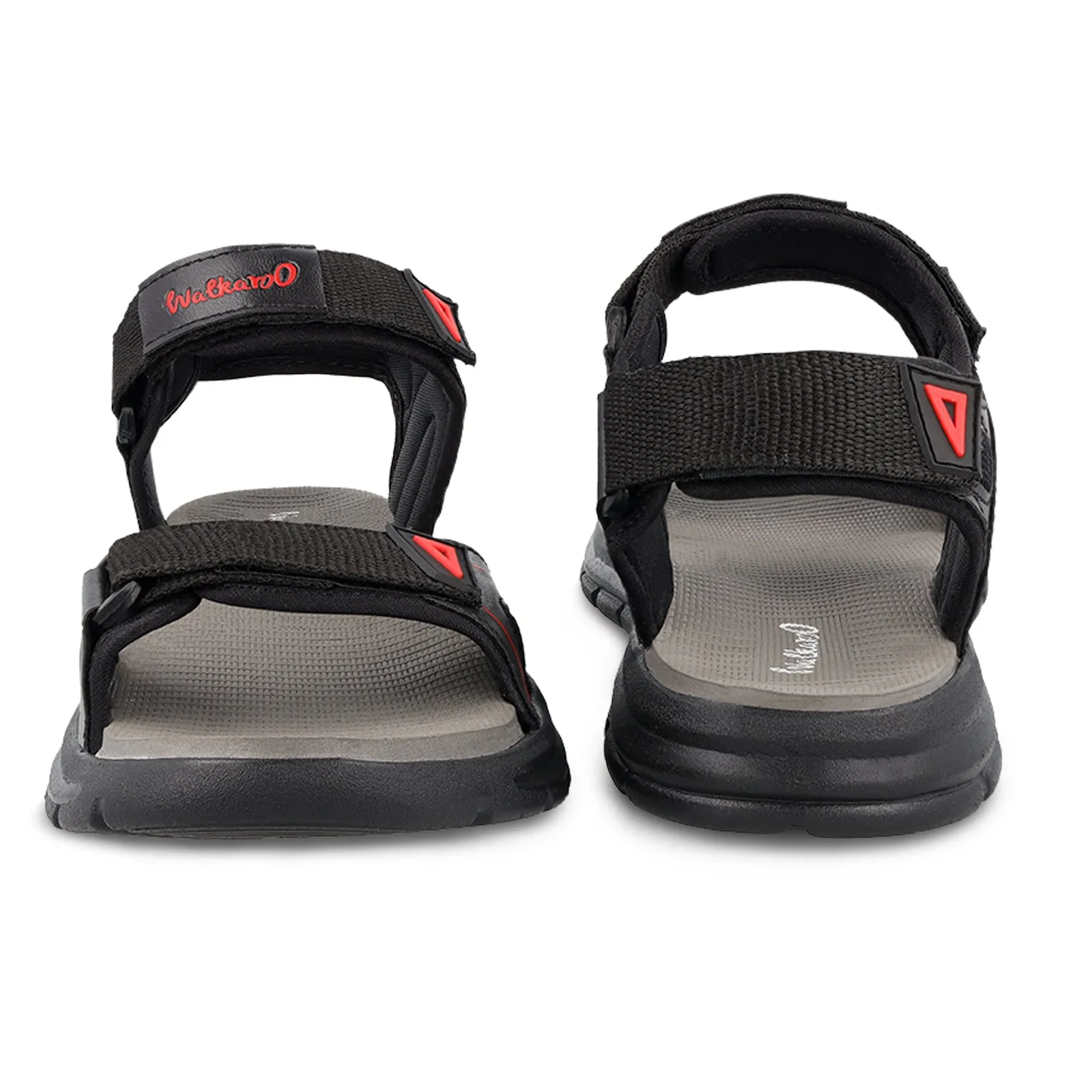 Walkaroo Men Sandals  - WC4373 Black Grey